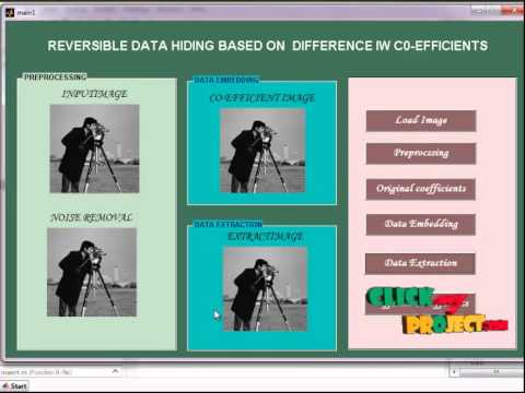 Final Year Projects | Reversible Data Hiding Based on Histogram Shifting Using Difference