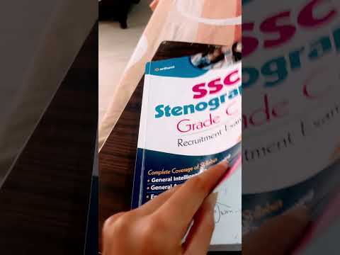 SSC stenographer 2023 preparation book #sscsteno #stenographer #sscstenographer #exam