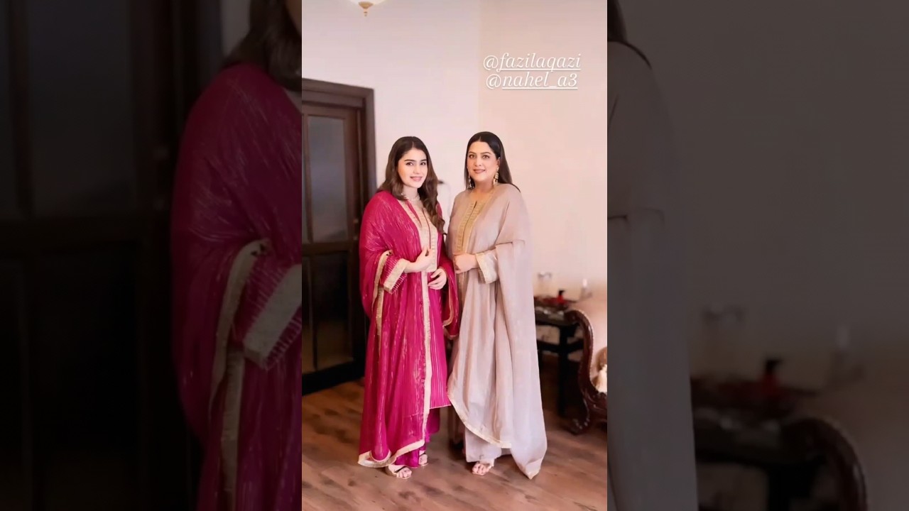Fazila Qazi Shares Lovely Moments with Daughter-in-Law Nahel 😍