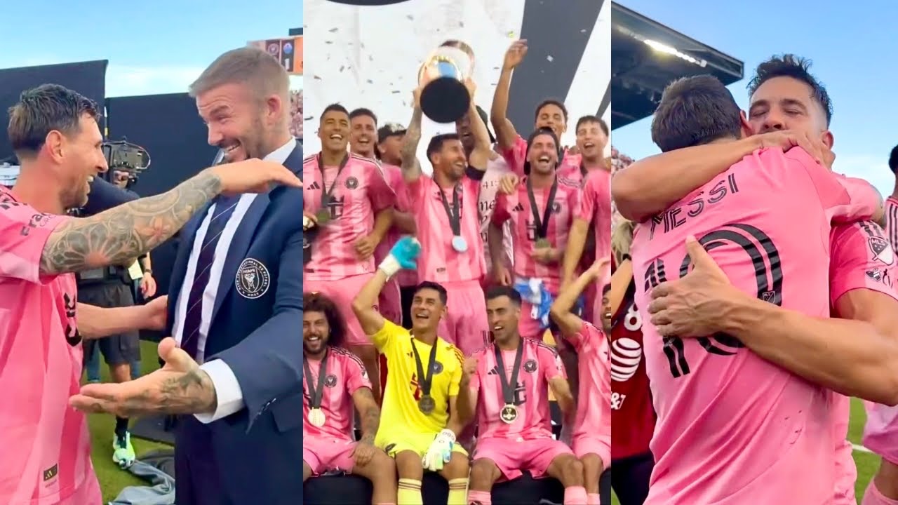 Messi, Beckham & Inter Miami Celebrate MLS Cup Win 🏆