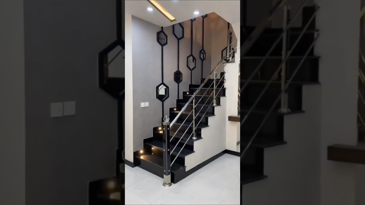 staircase 3D model design #trending #design #stairrailingdesign