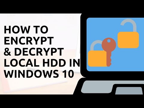 Guide to Encrypting and Decrypting Your Local Hard Drive in Windows 10