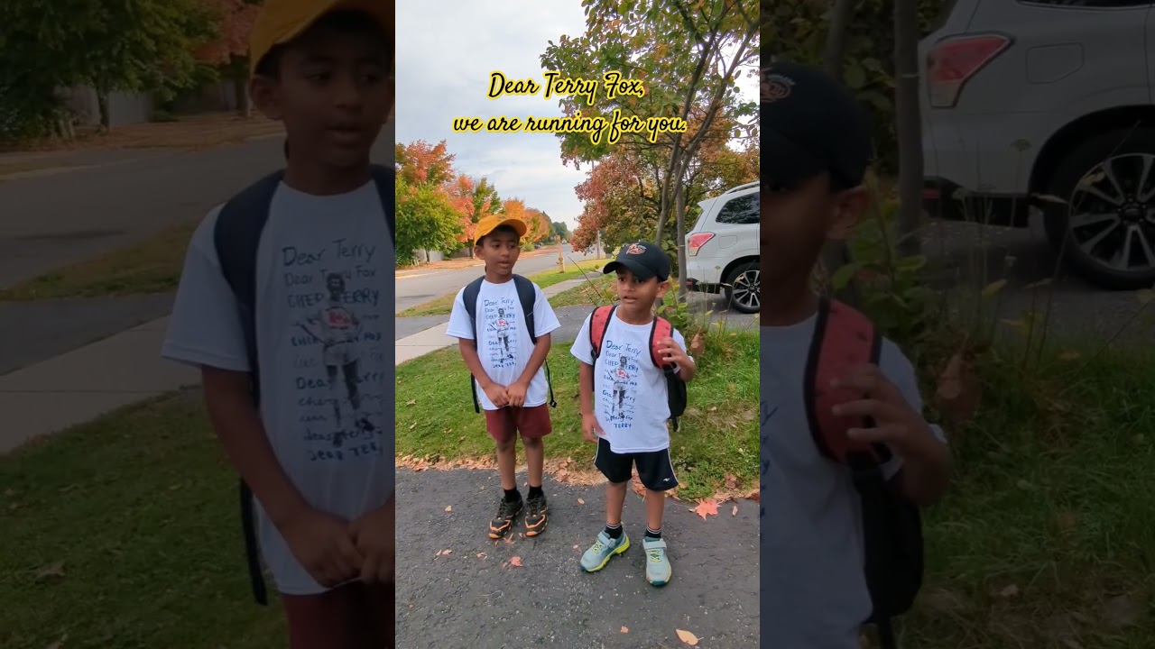 Mohith & Vivek Celebrate Terry Fox Day 2023 🇨🇦