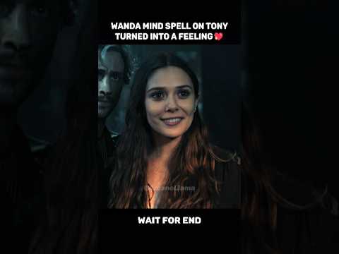 Wanda Impressed By Tony Mind Strength...❤🔥 #marvel #movie #mcu #shorts #wanda #tonystark #avengers