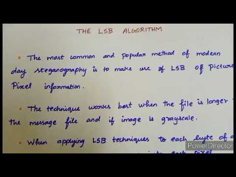 LSB algorithm|| Steganography|| in Tamil
