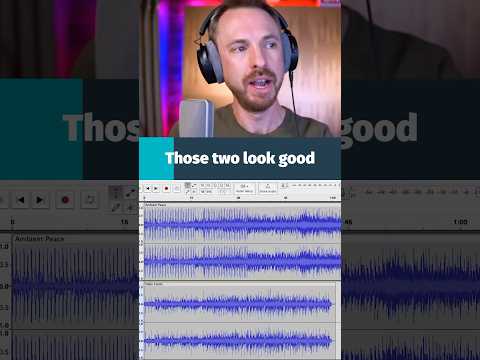 Audio Splicing Action in Audacity #audioproducer #audioediting #audacity