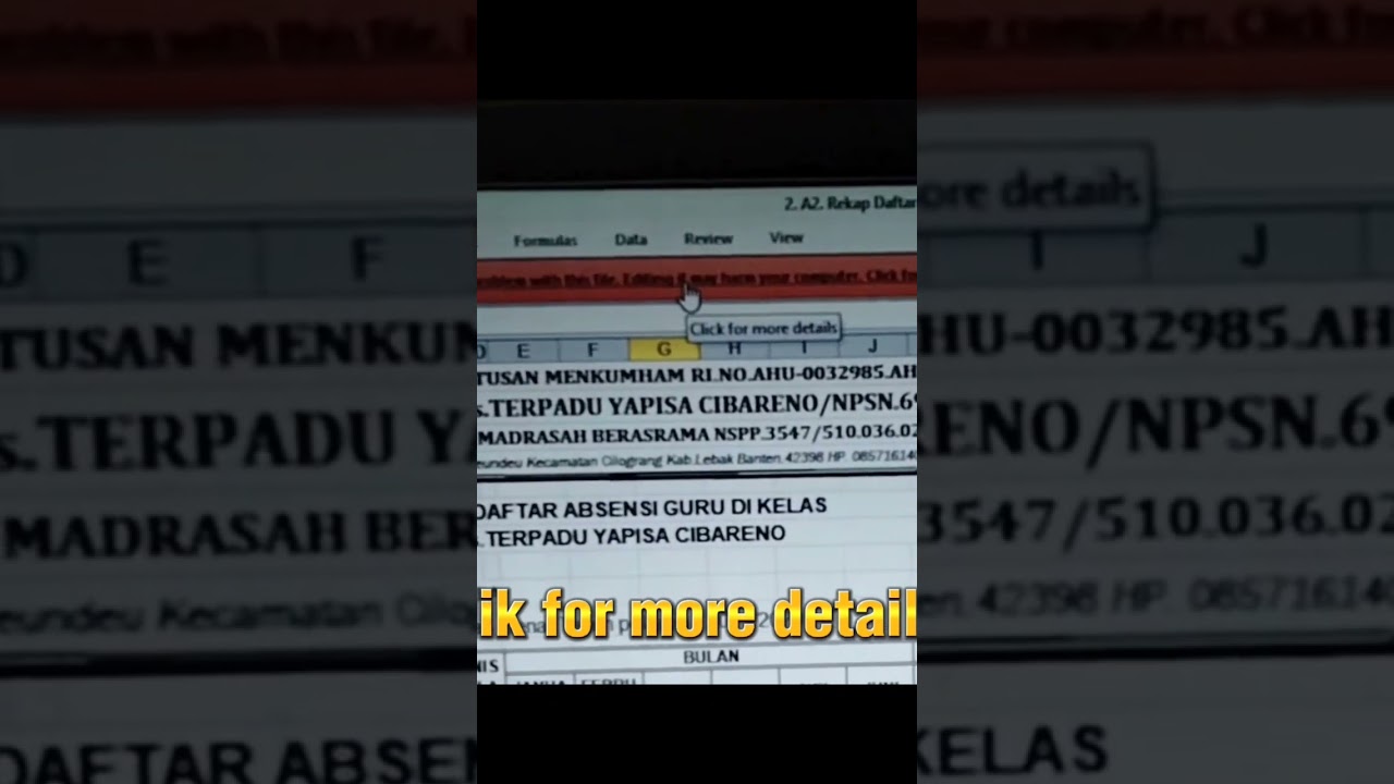 Mengatasi Protected View Merah di Excel (Part 1) π‘οΈ