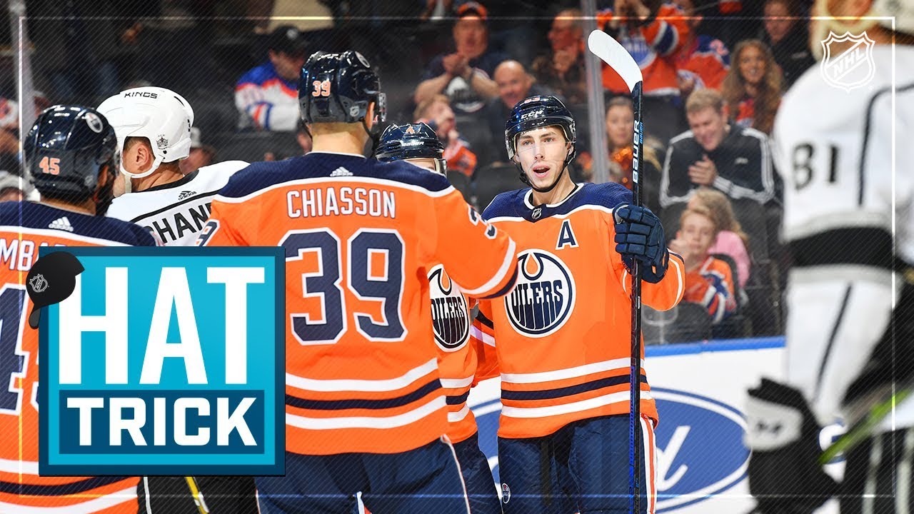 Nugent-Hopkins Nets 3 Goals in 1st for Third Career Hat Trick 🏒