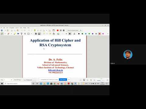 Introduction to Hill Cipher and RSA Cryptosystem