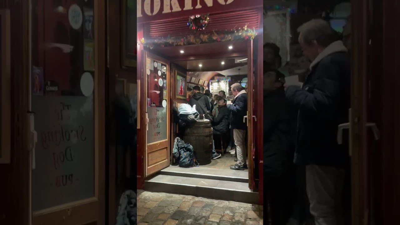 Fans outside and inside of bars in Lyon for the World Cup football semifinals