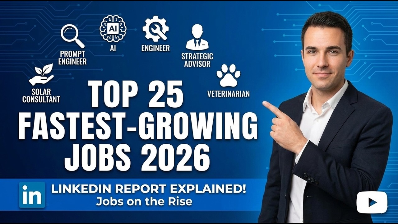Top 25 Fastest-Growing Jobs in 2026 📈