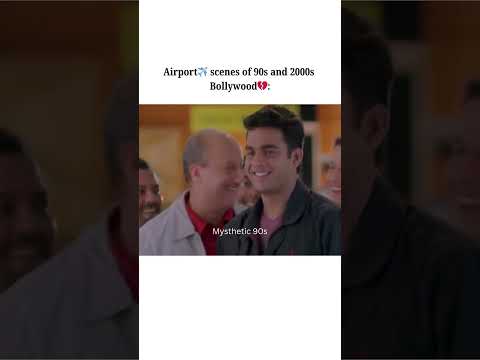 Bollywood airport scenes💖 #2000s #90s #bollywood #movies
