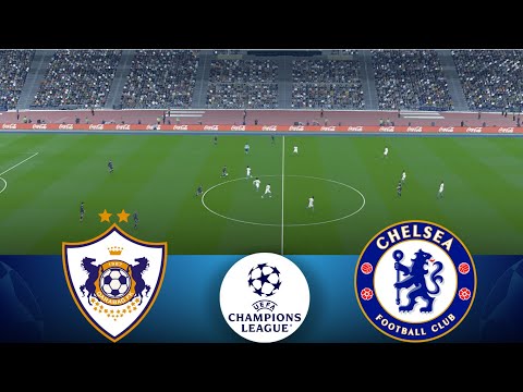 Qarabağ FK vs Chelsea LIVE | UEFA Champions League 2025/26 Full Match | WatchAlong & eFootball Match