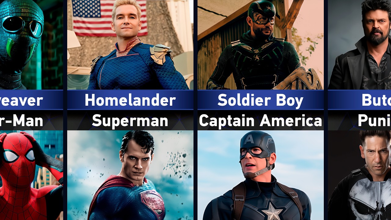 The Boys vs Marvel & DC: Character Showdown