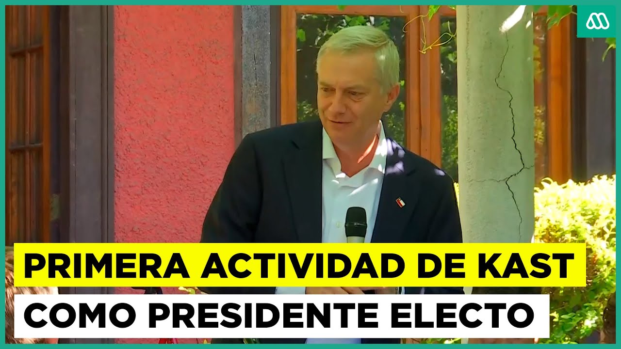 Kast desayuna con su equipo y vecinos de Buin en su primer acto tras ser electo Presidente