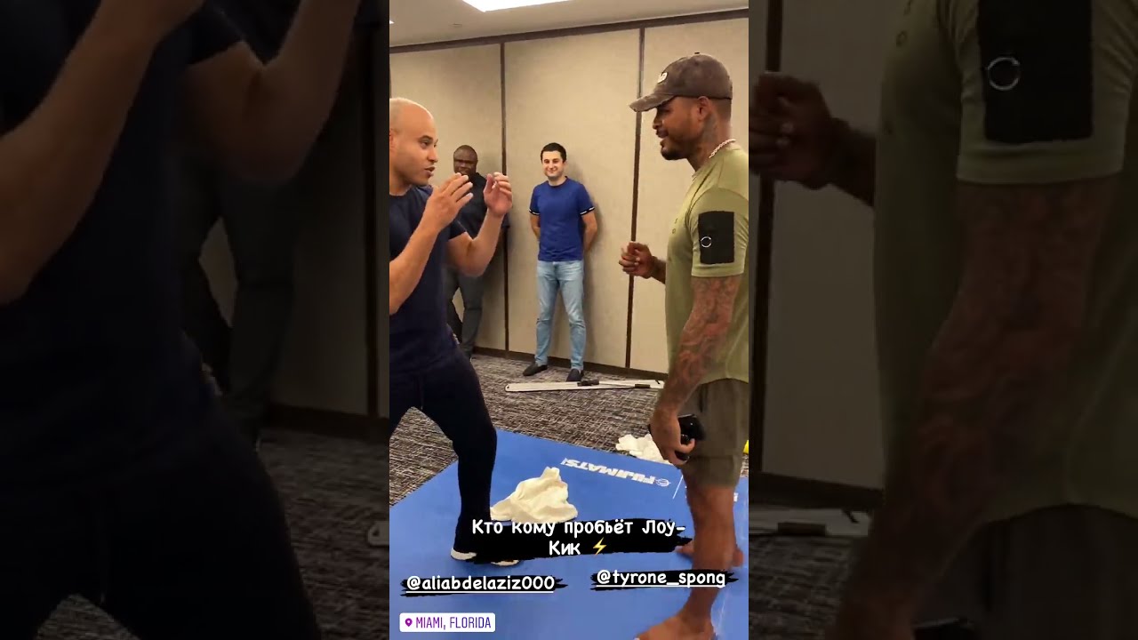 Ali Abdelaziz Trades Leg Kicks with Tyrone Spong π₯