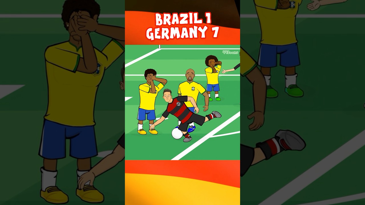Brazil's Shocking 1-7 Defeat to Germany in the World Cup 😱