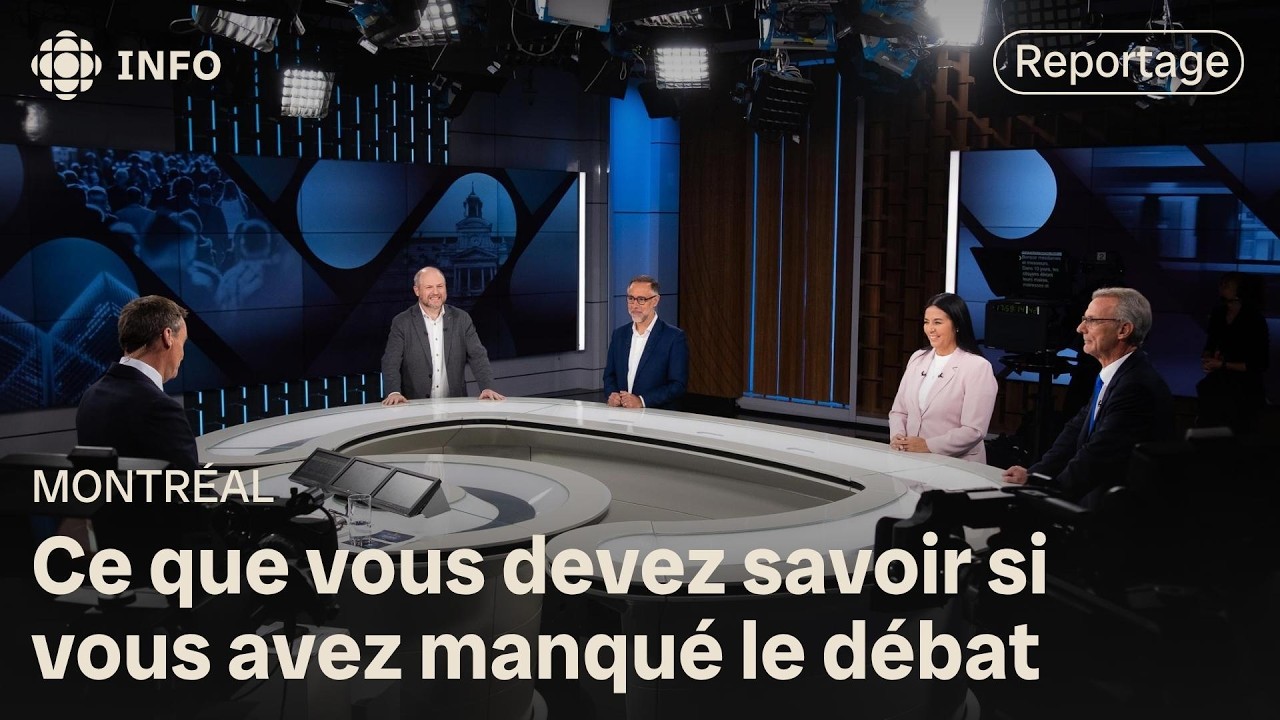 Élections municipales 2025 à Montréal : Résumé du débat des candidats 🗳️