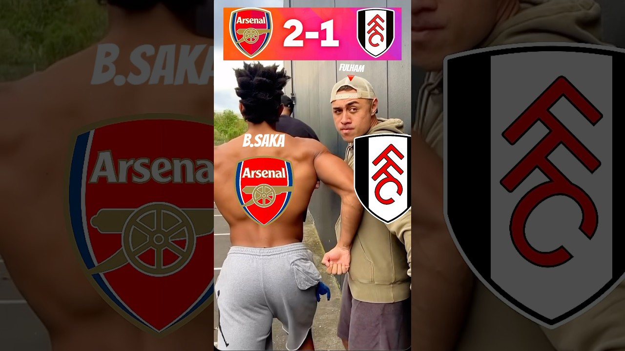 Arsenal vs Fulham 2-1 #EPL #ARSFUL #bukayosaka