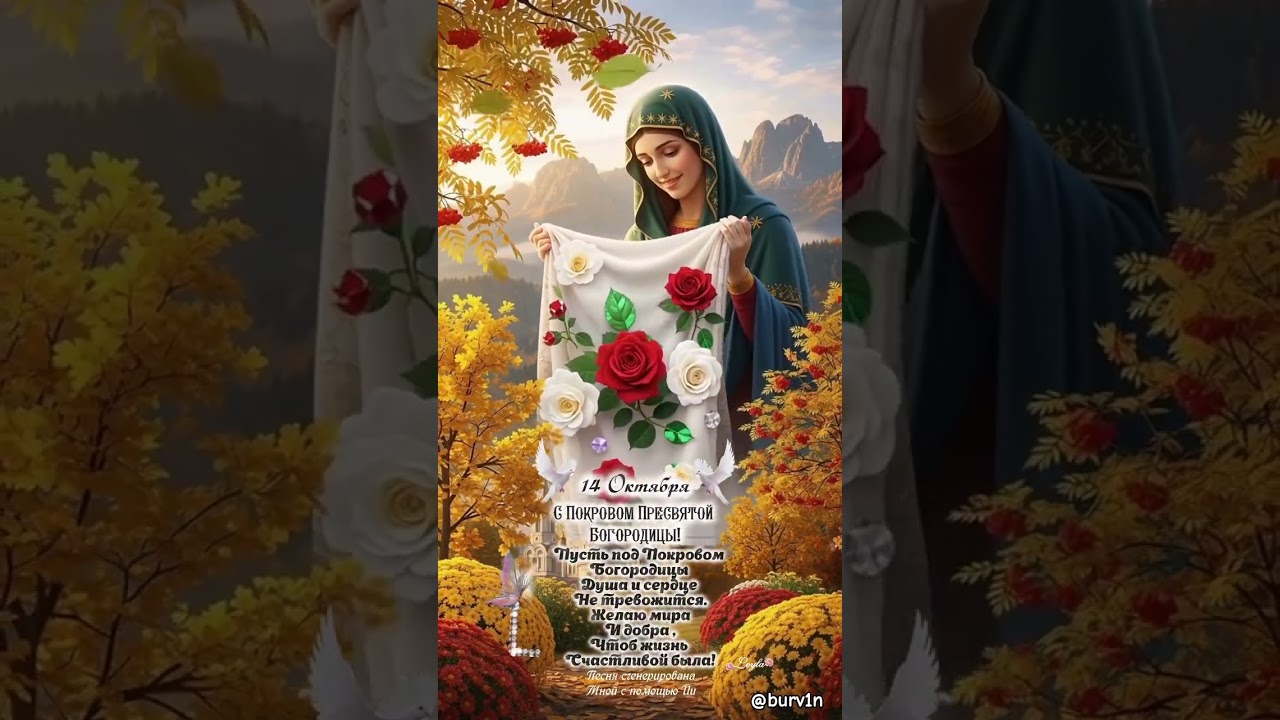 Поздравление с праздником Покрова Пресвятой Богородицы 14 октября