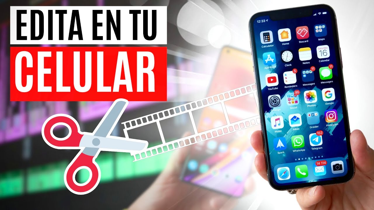 Cómo EDITAR VIDEOS en tu Celular | Fácil y Rápido