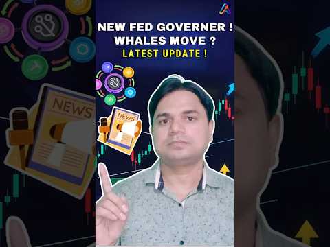 New Fed Governor Appoint ! Whales & BTC Update ? Hindi #shortsfeed #altcoinfirst #fed #whales