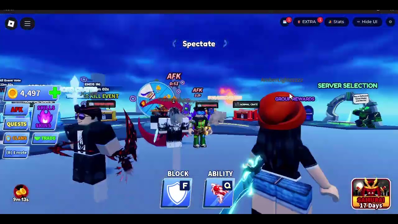 Kingverse Players Mastering Blade Ball 🏆