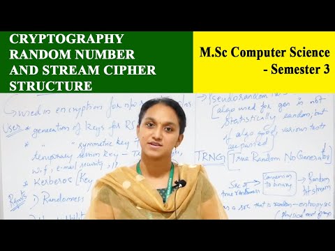 Cryptography Random Number and Stream Cipher Structure | Christ OpenCourseWare