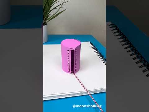 3D Cylinder math pull-up net tutorial with measurements. Easy math project.