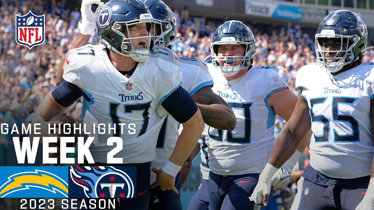 Los Angeles Chargers vs. Tennessee Titans | Exciting 2023 Week 2 Highlights 🏈