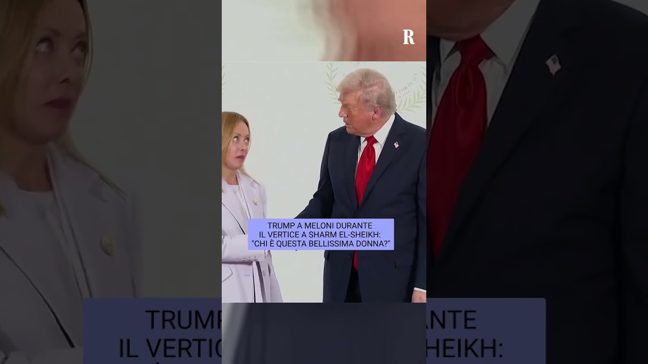 Trump Loda Meloni al Vertice per la Pace: 'Bellissima Donna' 🇺🇸