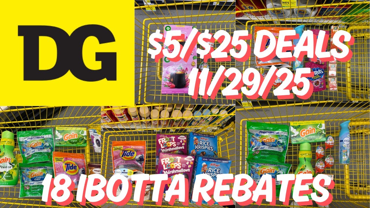 Dollar General $5/$25 Deals for 11/29/25 🛍️