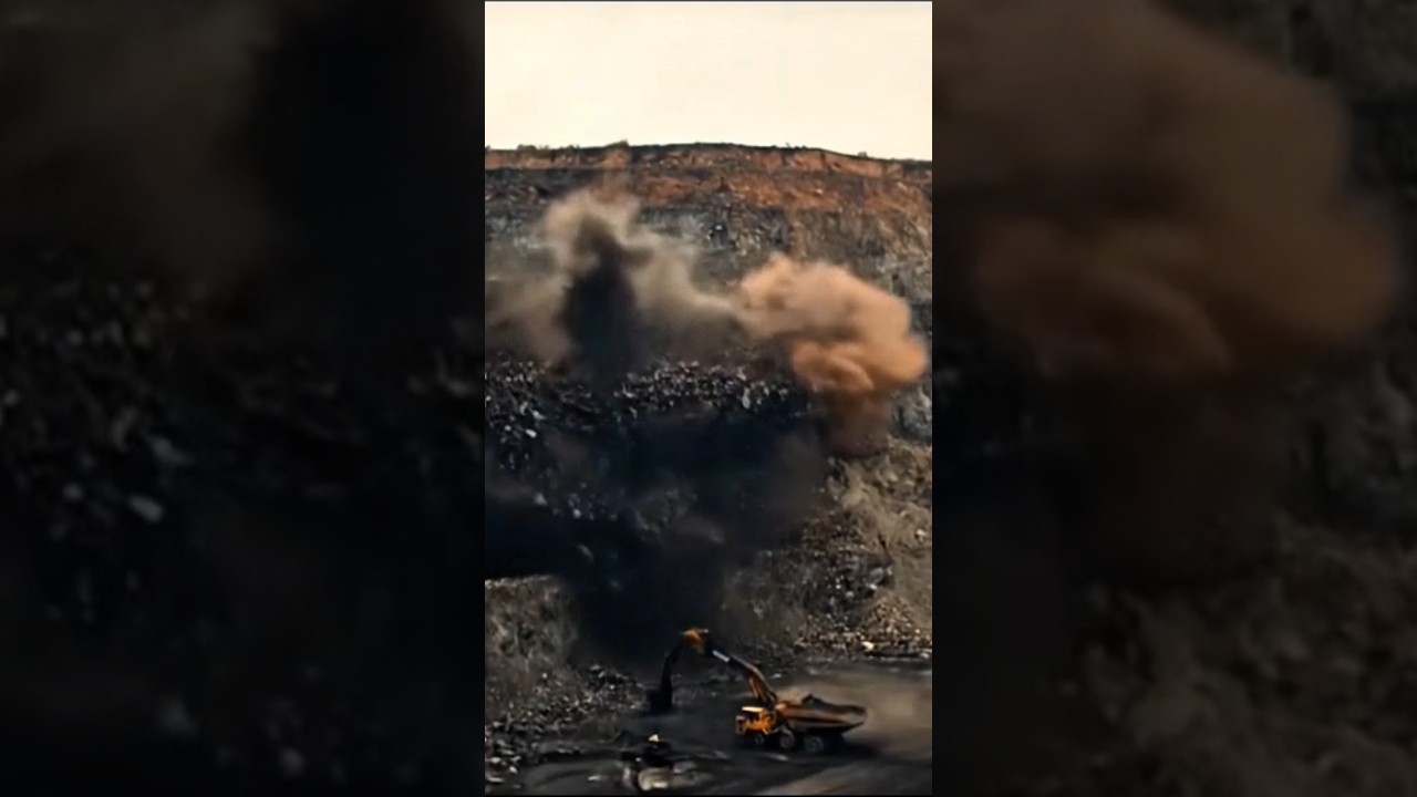 Massive Coal Mine Landslide Caught on Camera 🚨