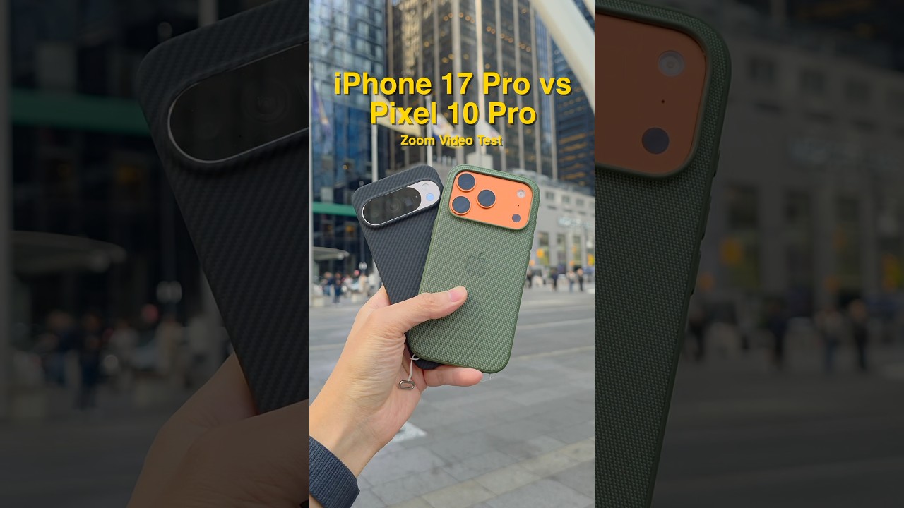 iPhone 17 Pro vs Pixel 10 Pro Zoom Test 📱