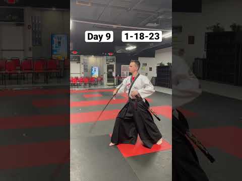 Sword Training 1-18-23 #gumdo #iaido #katana #kendo