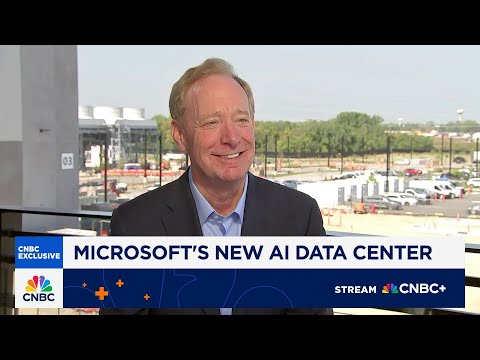 Microsoft president on new AI data center: Expect us to keep making these kinds of investments