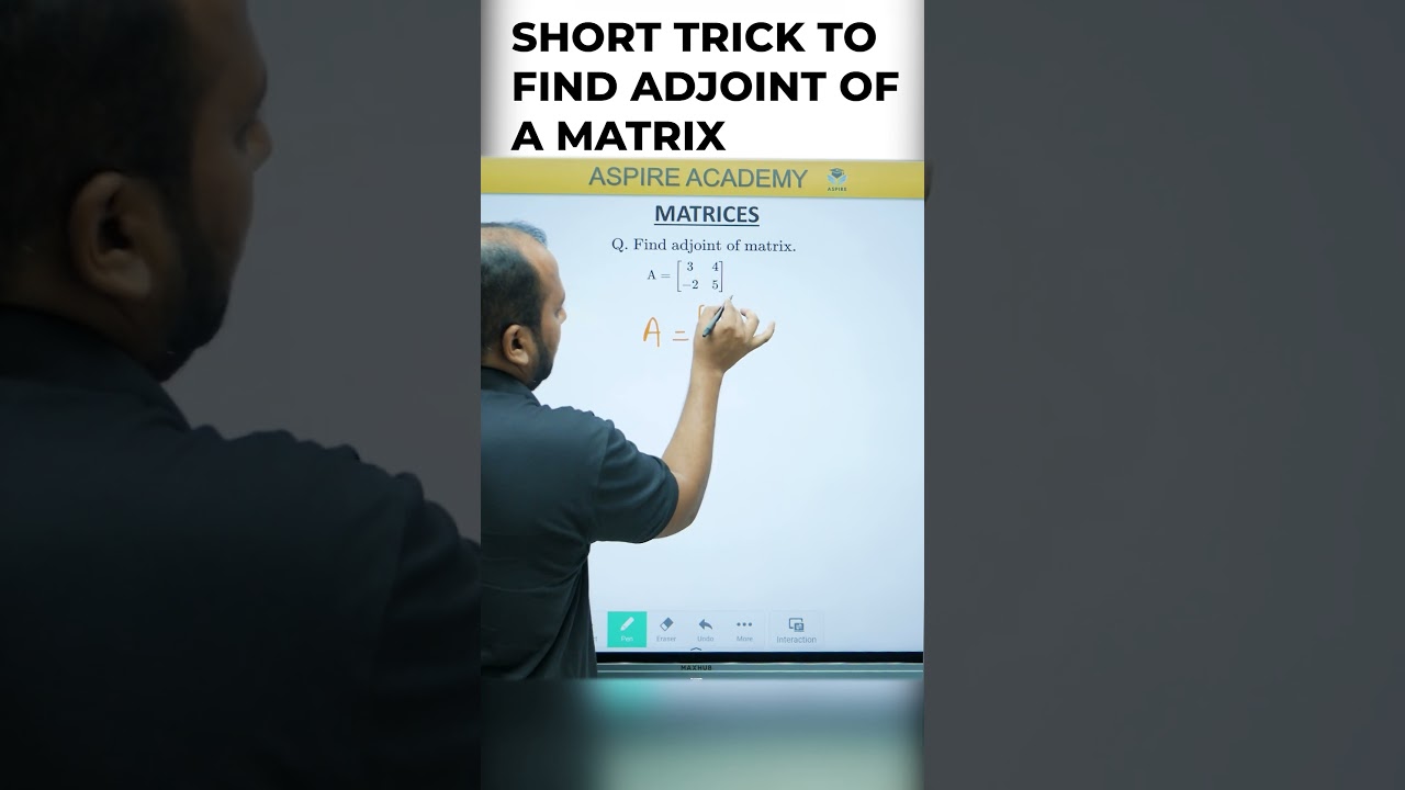 Quick Method to Find Matrix Adjoint in 60 Seconds