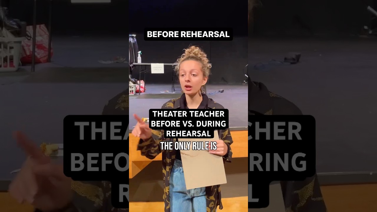 this is all she lives for #americanhighshorts #theater #thespian #dramaclub #teacherlife #rehearsal