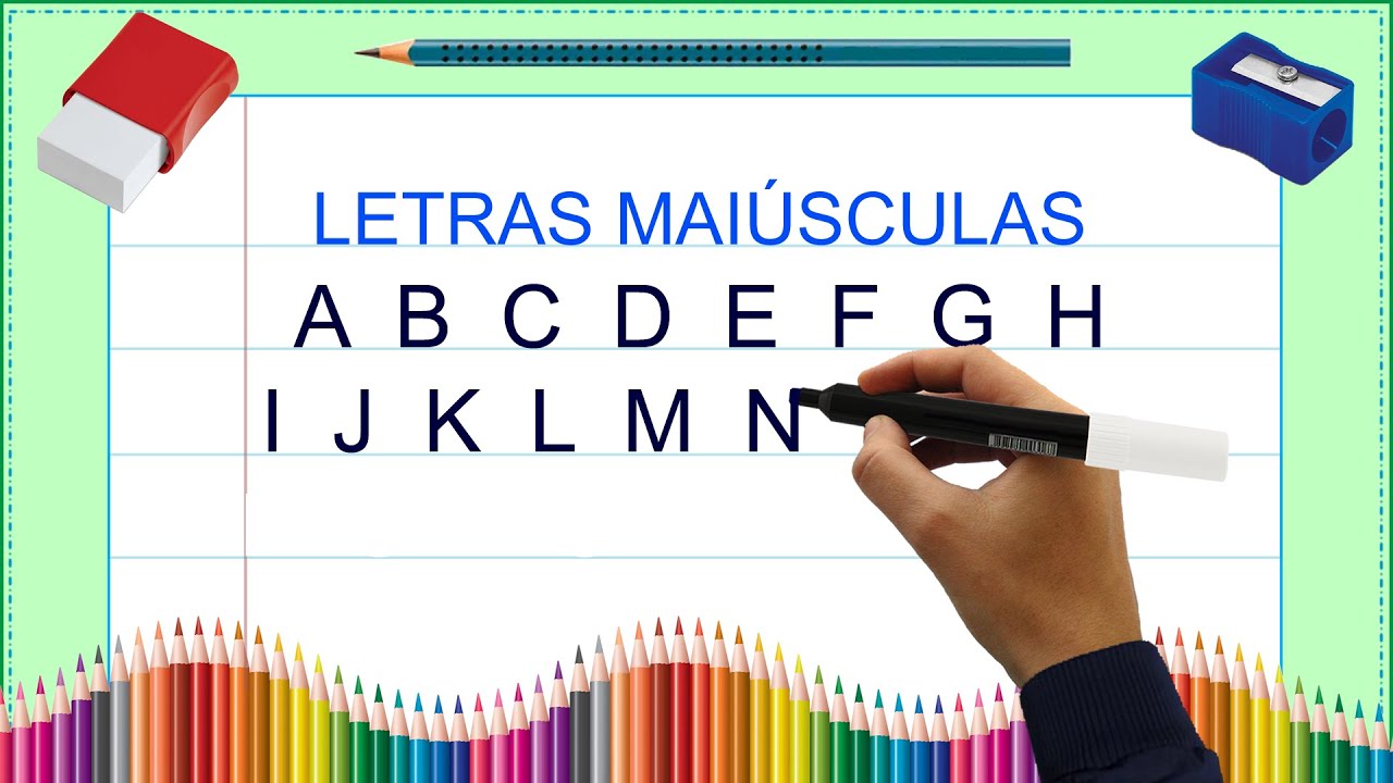 Aprenda a Escrever o Alfabeto em Maiúsculas ✍️