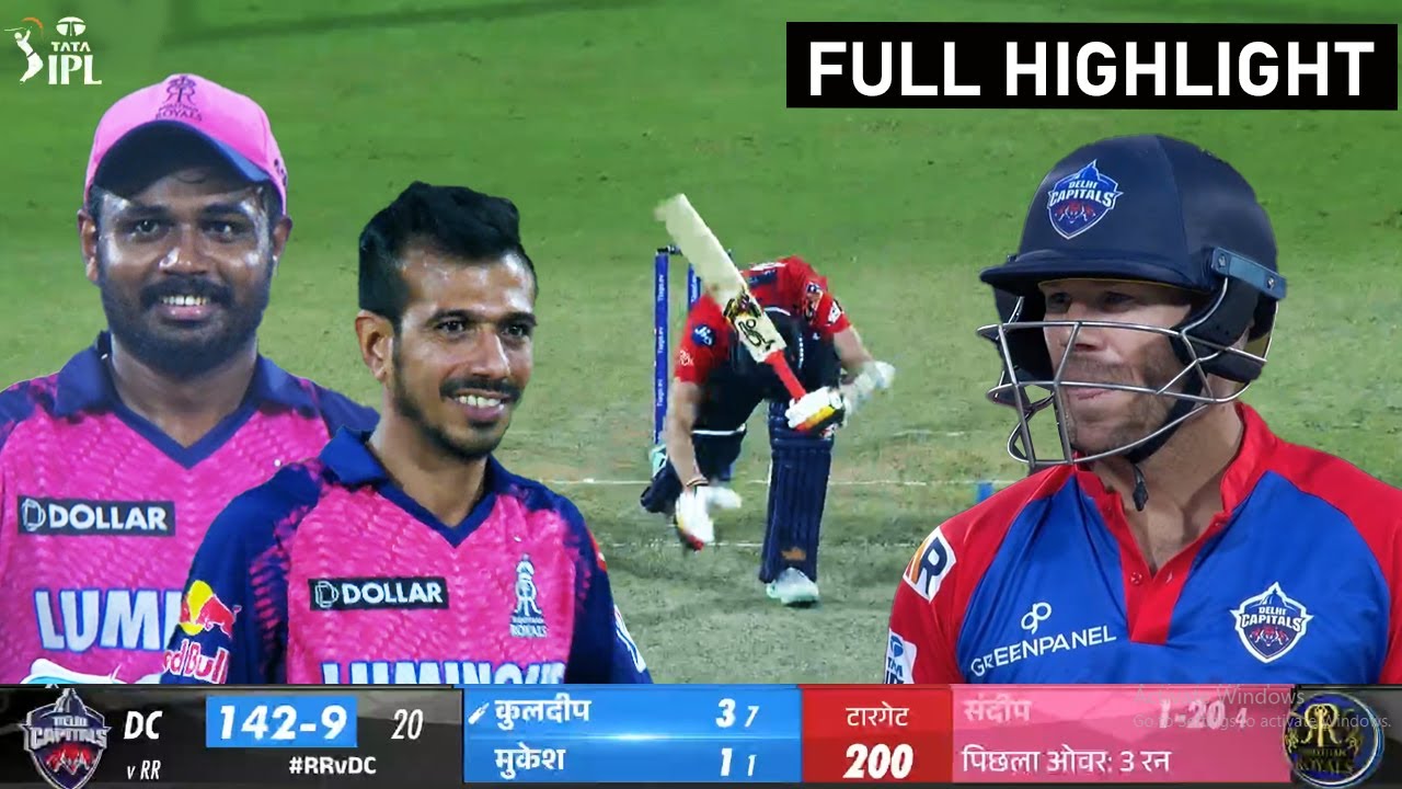 Delhi Capitals vs Rajasthan Royals Full Match Highlights 🏏
