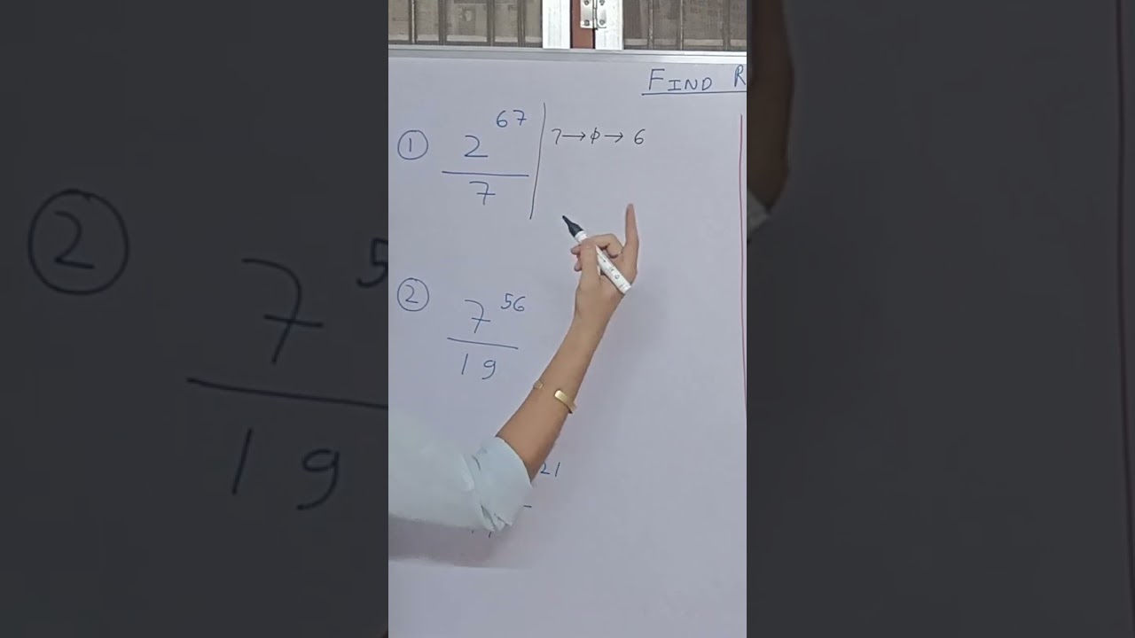 Quick Solutions to Complex Questions Using Euler's Theorem | Short Video