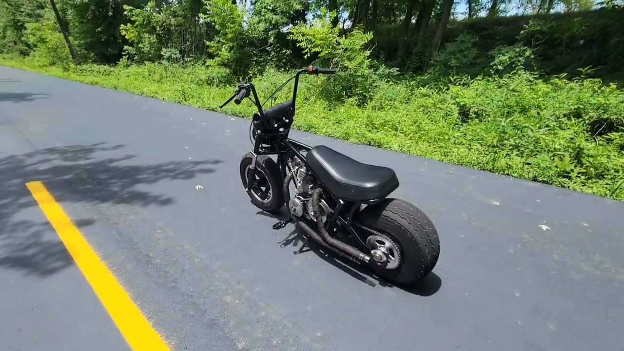 Custom V-Twin Minibike with 480cc Engine 🏍️