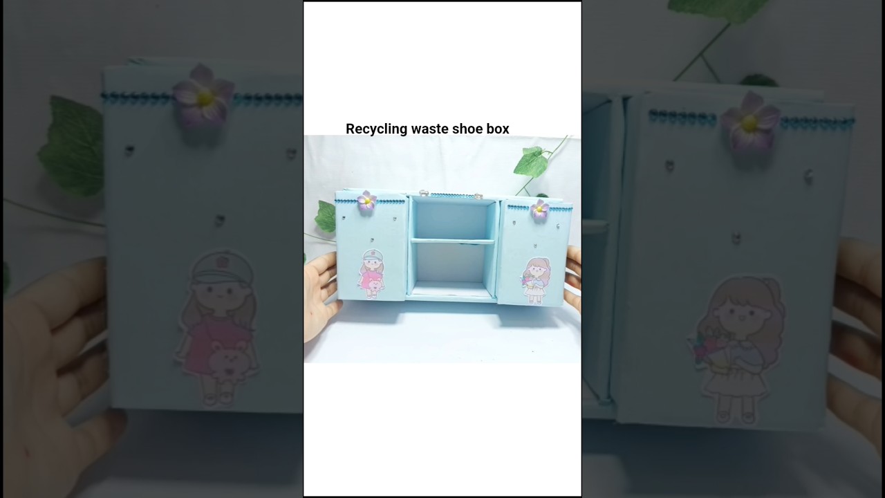 Transform Old Shoe Boxes into Stylish Desk Organizers ποΈ