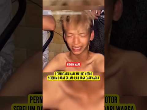 Apes! Maling Motor Diminta Warga Kata Kata Hari Ini