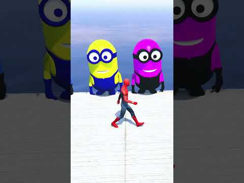 GTA 5 Spiderman Ragdolls | Jumps / Fails#ep84#gtav hulk#gta5 shorts#hulk