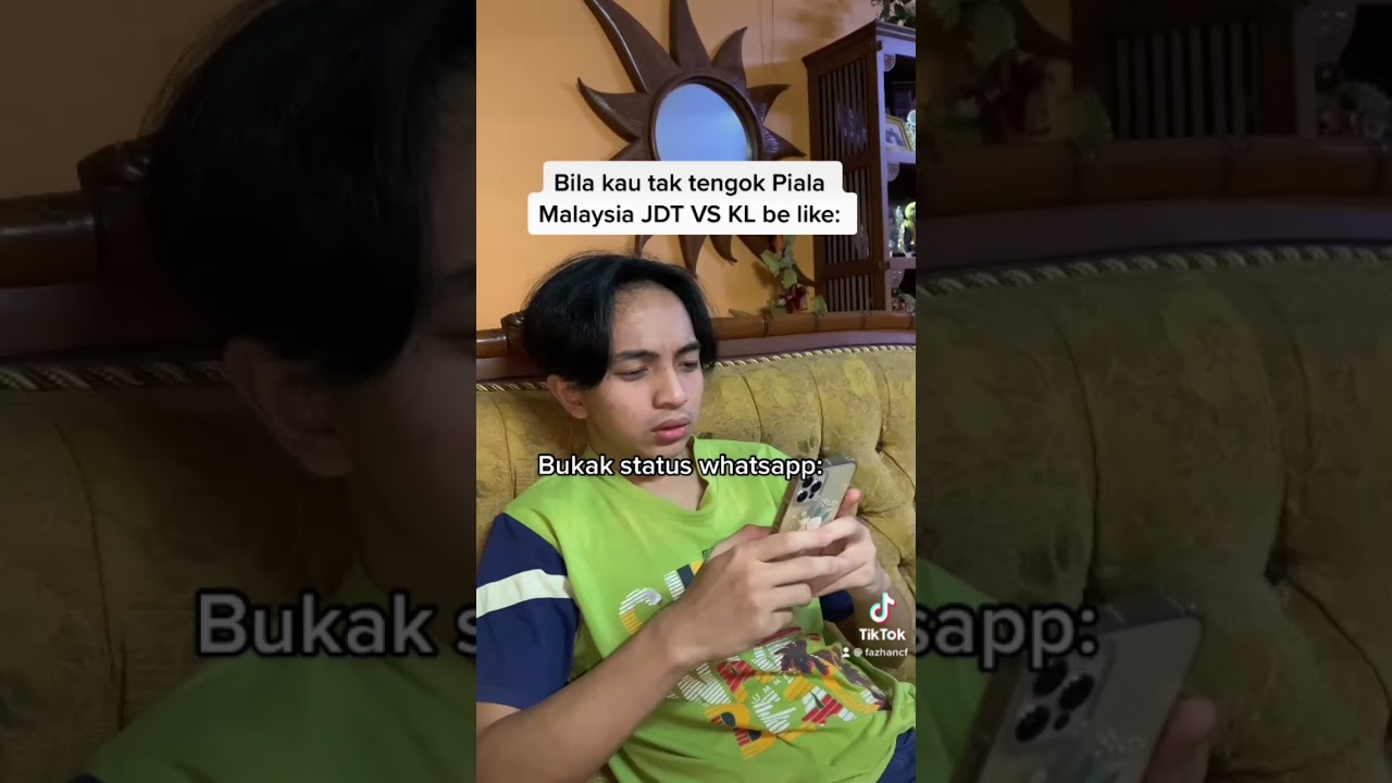 Bila Kau Tak Tengok Piala Malaysia JDT VS KL #shorts