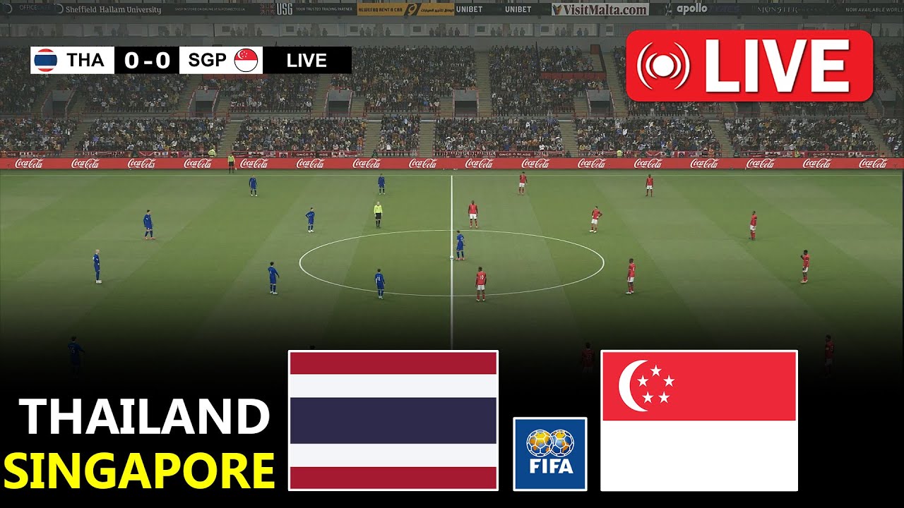 Thailand vs Singapore | PES 21 Full Match ⚽