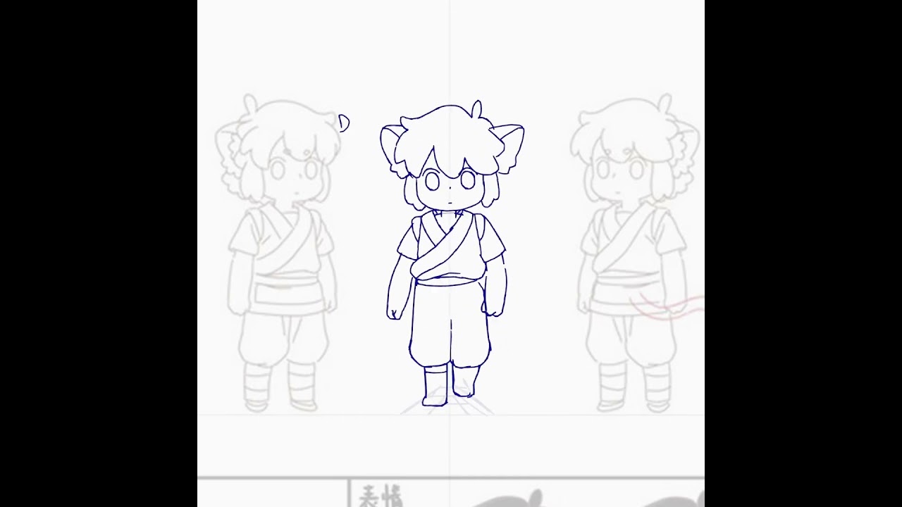 Walk Cycle Animation with Xiao Hei ๐ฅ