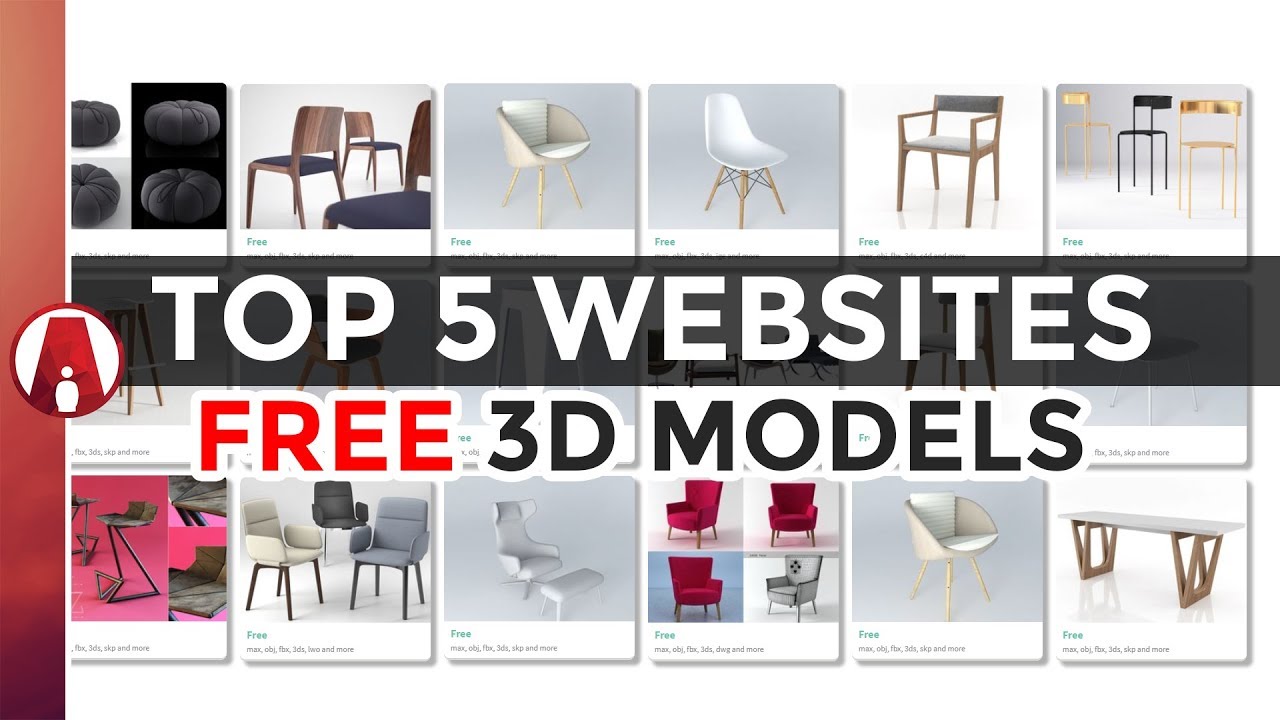 Top 5 Free 3D Model Websites 🌐