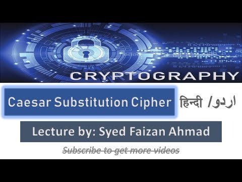 Caesar Cipher | Caesar Substitution Cipher | Cryptography series | Eng - Hindi | Tutorial-1
